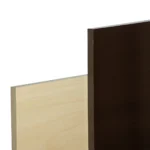 Respaldo de 1.80 m color chocolate/maple