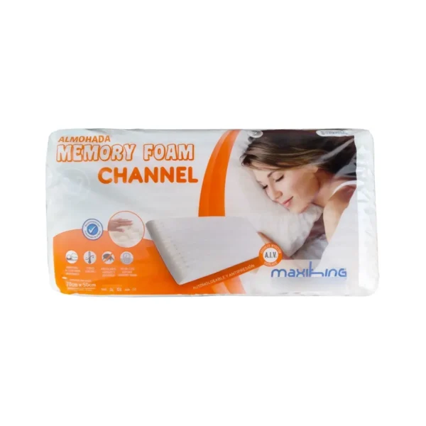 Almohada Maxiking Visco Channel Memory Foam