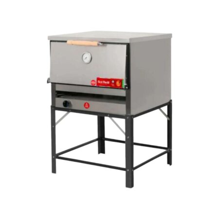 Horno Sol Real GE Pizzero 12 Moldes Puerta Ciega Acero