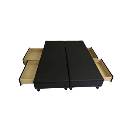 Box 1.40 x 1.90 - Con cajones, ecocuero