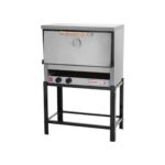 Horno Sol Real GN Pizzero 6 Moldes Puerta Ciega Acero