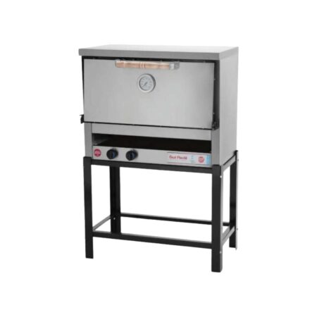 Horno Sol Real GN Pizzero 6 Moldes Puerta Ciega Acero