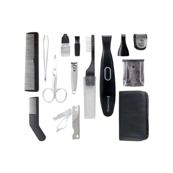 Cortabarba Remington kit de viaje 15 piezas