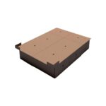 Base 1.40 x 1.90 - La Familia negro ecocuero
