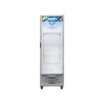 Exhibidora vertical Briket Master 4300 — 417 L, con cenefa inferior