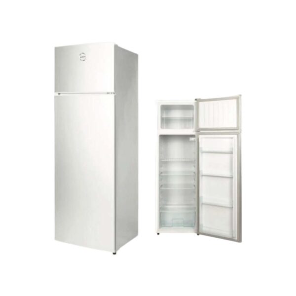 Heladera Neba Top Mount 239 L — Freezer superior, color blanco