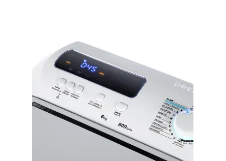 Lavarropa Drean 6 Kg 1000RPM Blanco Carga Superior