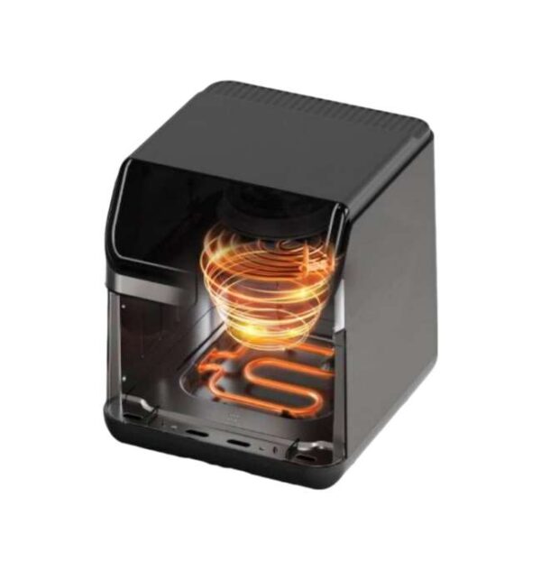Freidora de Aire Atma FR258AIP – 8 L, 2000 W, Acero Inoxidable, Pantalla Táctil, 12 Funciones