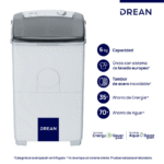 Lavarropa Drean 6 Kg Semiautomatico
