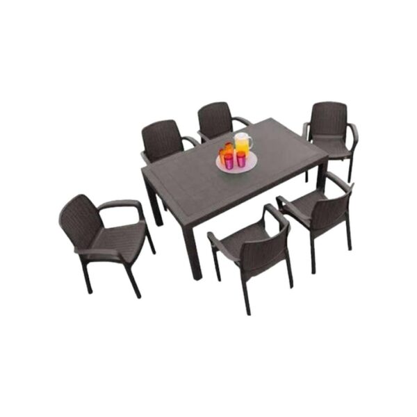 Mesa Indonesia con Tapa Plástica 1.50x90 cm