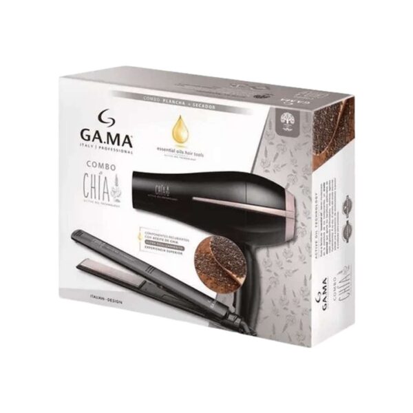 Combo secador Bora + Planchita Elegance Chia GAMA
