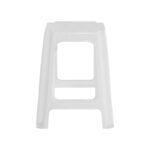 Banqueta Garden Life acero blanco