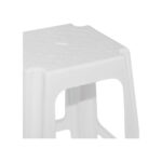 Banqueta Garden Life acero blanco