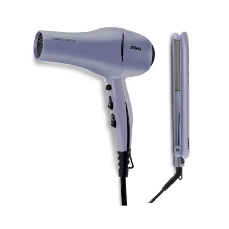 Combo Atma Secador + Plancha Misty Lila