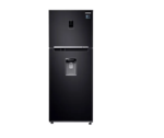 Heladera Samsung negra 396 litros con dispenser, No Frost e Inverter