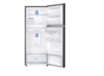 Heladera Samsung negra 396 litros con dispenser, No Frost e Inverter