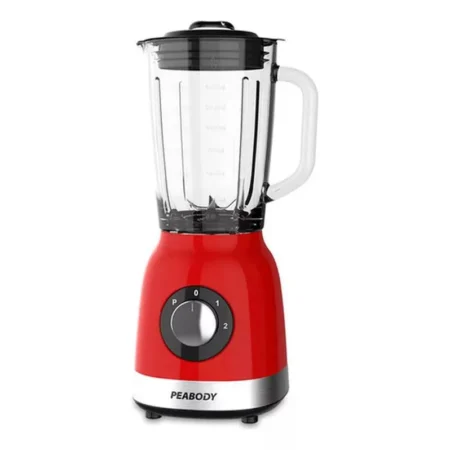 Licuadora Peabody roja 800W jarra de vidrio 1.75L