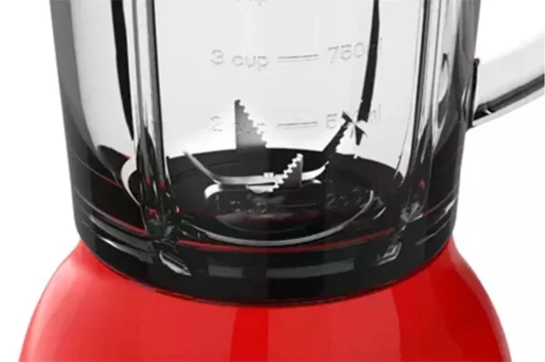 Licuadora Peabody roja 800W jarra de vidrio 1.75L