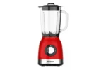 Licuadora Peabody roja 800W jarra de vidrio 1.75L