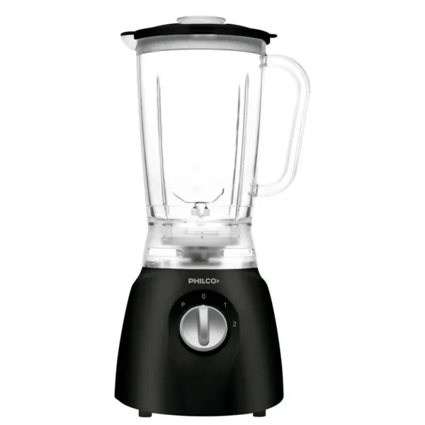 Licuadora Philco negra 450W jarra plástica 1.25L