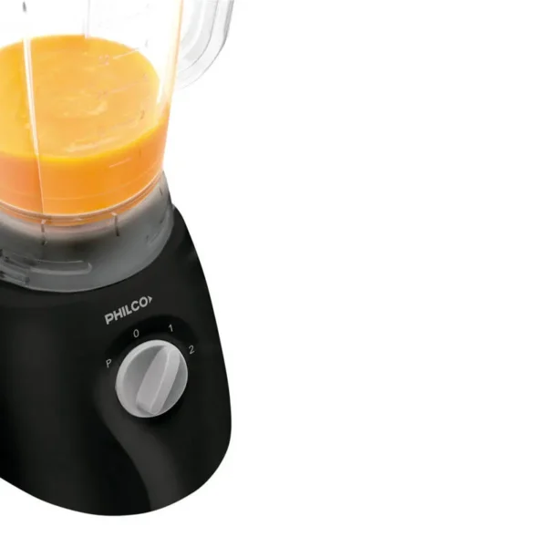Licuadora Philco negra 450W jarra plástica 1.25L