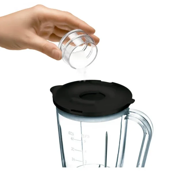 Licuadora Philco negra 450W jarra plástica 1.25L