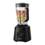 Licuadora Philips negra 1000W jarra de vidrio 3L Turbo Blender