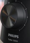 Licuadora Philips negra 1000W jarra de vidrio 3L Turbo Blender