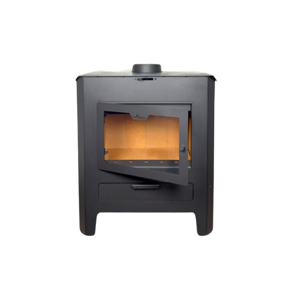 Estufa a Leña Tromen Pehuen Esquinera – 14000 Kcal/h