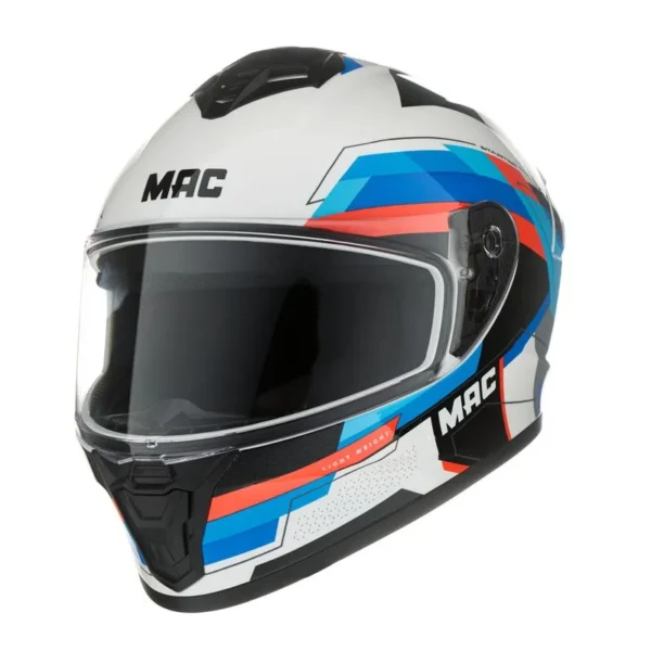 Casco Mac Starter Blanco Azul