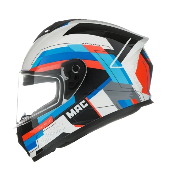 Casco Mac Starter Blanco Azul