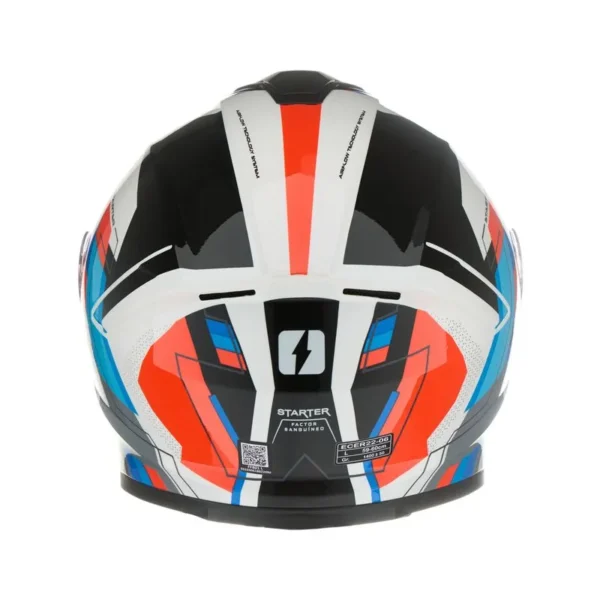 Casco Mac Starter Blanco Azul