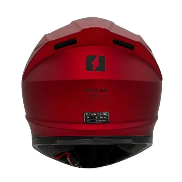 Casco Mac Starter Rojo Fenix