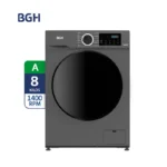 Lavarropa BGH 8 Kg 1400RPM Gris Inverter
