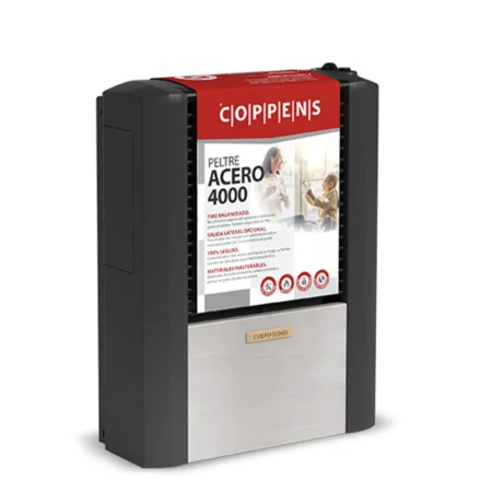 Calefactor 4000 TB Coppens MG Der Peltre II Acero