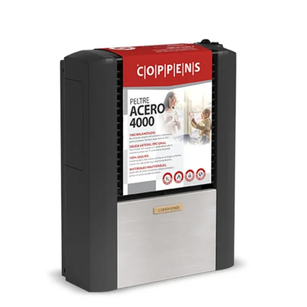 Calefactor 4000 TB Coppens MG Der Peltre II Acero