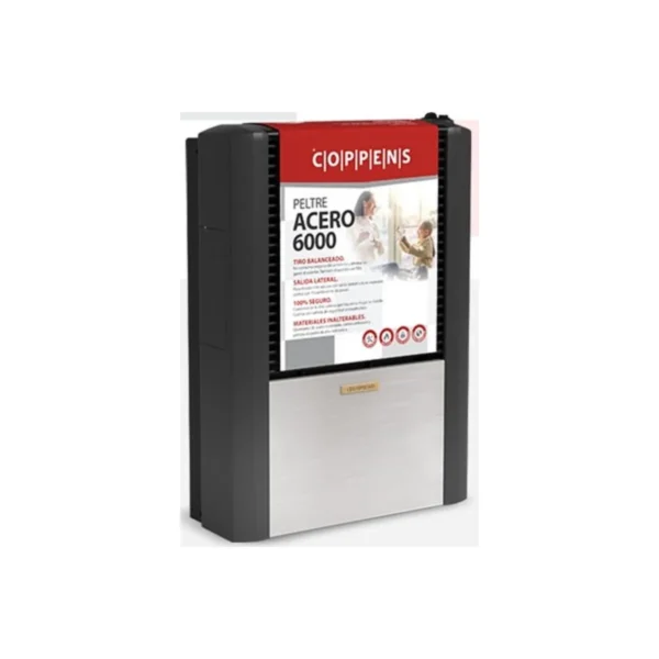 Calefactor 6000 TB Coppens MG Der Peltre II Acero