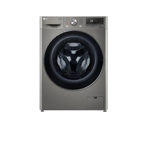 Lavarropa LG 10 Kg 1400RPM Silver ThinQ