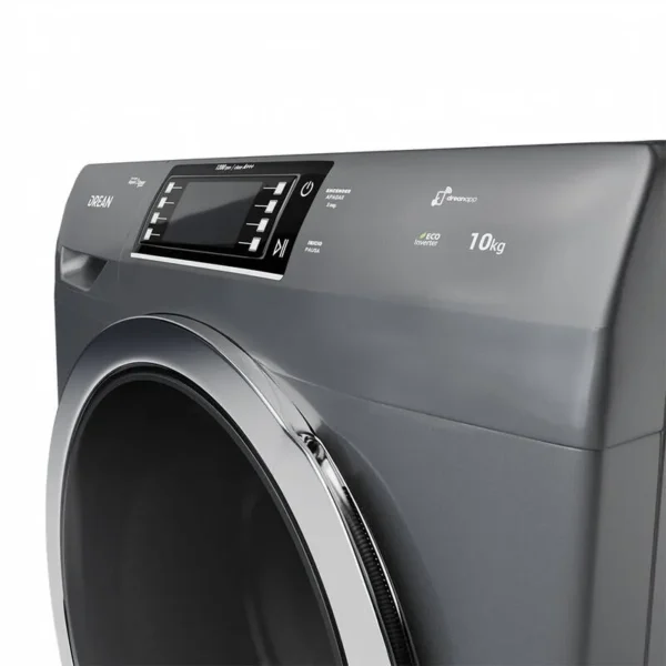 Lavarropa Drean 10 Kg 1200RPM Gris Inverter WiFi