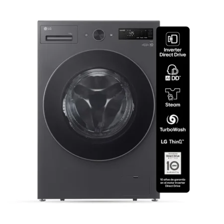 Lavarropa LG 17 Kg 1000RPM Grafito ThinQ WiFi