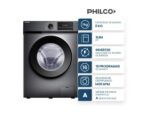 Lavarropa Philco 11 Kg 1400RPM Gris Inverter