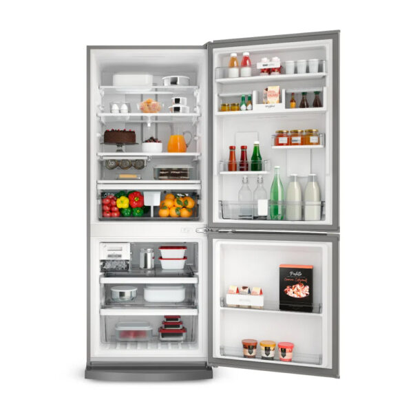 Heladera Whirlpool Inox 443 Lts.nofrost Inverter