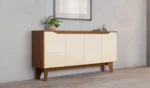 Bahiut Quartzo 4pta Nature/Off White