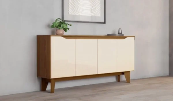 Bahiut Quartzo 4pta Nature/Off White