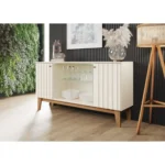 Bahiut Eiffel 4pta Off White/Nature