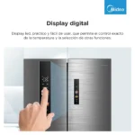 Heladera Midea No frost 458 Lts Inox