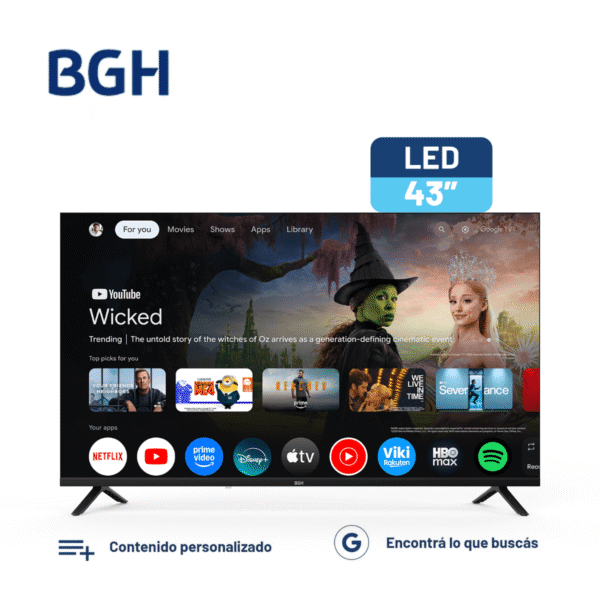TV 43" BGH Google TV