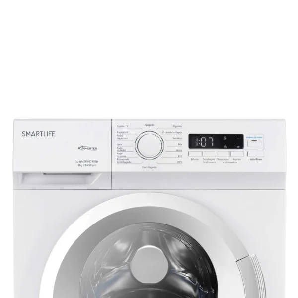 Lavarropa Smartlife 8 Kg 1400RPM Blanco Inverter