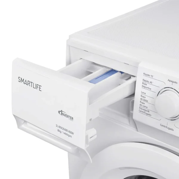 Lavarropa Smartlife 8 Kg 1400RPM Blanco Inverter