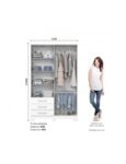 Placard Caju 4 Puertas 3 Cajones Blanco